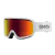 Óculos Esqui Snow Goggles Smith Frontier Unissex - Branco / Vermelho Espelhado