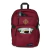 Mochila JanSport Main Campus Unissex - Vinho Russet Red - Jasper - Tudo para corrida de rua ou trilha, camping, esqui e MTB