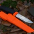 Faca Morakniv Companion (S) Hi-Vis Serrated - Aço Inoxidável - Jasper - Tudo para corrida de rua ou trilha, camping, esqui e MTB