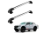 Rack Thule Wingbar Evo Edge para Ford Ranger (2023 em diante) - Prata