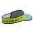 Viseira Compressport Ultralight Spiderweb Unissex - Azul / Amarelo - comprar online