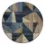 TAPETE SALA REDONDO WALL TILES 94CM (9701003)
