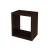 NICHO CUBO 28 X 28 X 20CM E=1,5CM TABACO (PRAT-K)