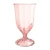 JG C/06 TACA AGUA/VINHO VIDRO PEACH ROSA 340ML (9004191) na internet