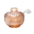 MELEIRA DE CRISTAL ECOLOGICO COM PEGADOR IMPERIAL AMBAR 12CM X 11,5CM (9004274)