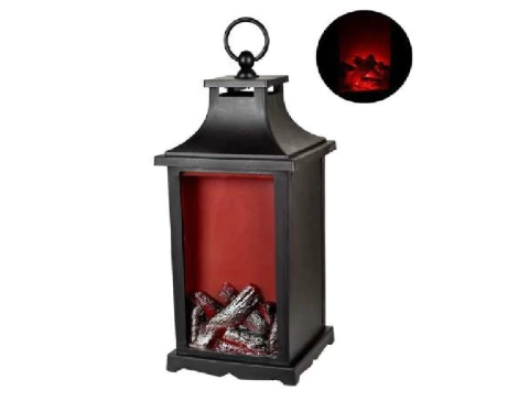 LANTERNA PILHA C/LED 33CM PRETO (9009034)