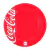 PRATO SOBREMESA MELANINA COCA COLA VERMELHO 20CM (9505009)