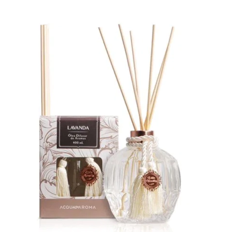 DIFUSOR VARETAS OLEO 400ML LAVANDA