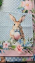 LUGAR AMERICANO PASCOA COELHOS E FLORES 48X31,5CM (9504002) (UNIDADE) - comprar online