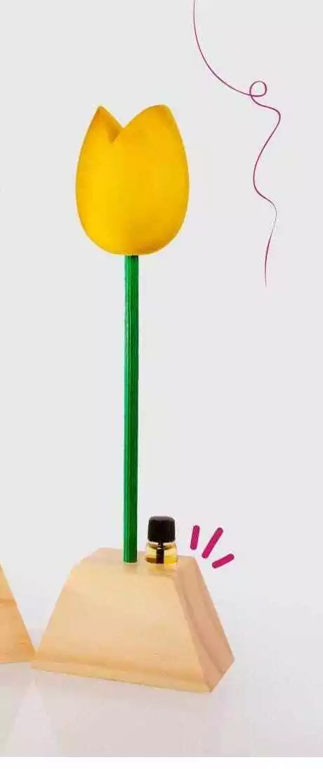 ESSENCIA JASMIM DA NOITE COM TULIPA MADEIRA C/ SUPORTE (9401003)