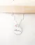 Colar Personalizado – Medalha Com Escrita manual + Ponto de Luz - Prata 925