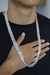 Corrente de Prata Masculina - Duplo Grumet 13mm 70cm - Prata 925 - comprar online