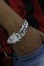 Pulseira duplo grumet 20mm 21cm - Prata 925 - comprar online