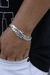 Pulseira de Prata Masculina - Duplo Grumet 13mm - Prata 925 - loja online
