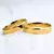 Par de alianças de ouro 18k life companion - 4mm