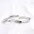 Par De alianças I love you life - 3mm