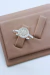 anel de prata feminino arco baguete - Prata 925 - comprar online
