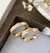 Par de alianças Soulmates 3mm - Ouro 18K