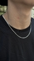 Corrente de Prata Masculina - Piastrine 2mm 50cm - Prata 925 - comprar online