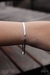 pulseira laminada de prata