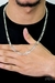 Corrente de Prata Masculina - 3x1 5mm 60cm - Prata 925 - comprar online
