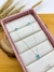 Conjunto ponto de amor azul - Prata 925