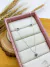 Conjunto Ponto de amor roxo - Prata 925