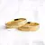 Par de alianças de ouro18K Eternal Harmony - 4mm