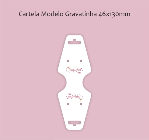 Cartela Modelo Gravatinha