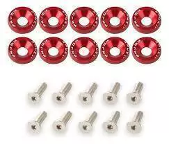 Arandelas anodizadas x 10 unidades