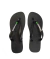 HAVAIANA Brasil Logo - Negro 39 al 46