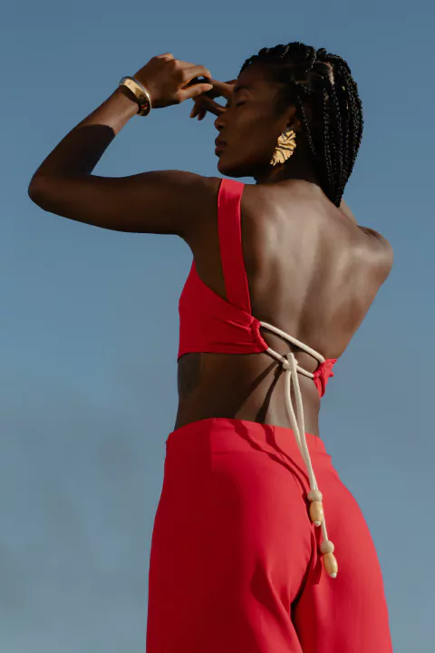 MACACÃO CAMILA VERMELHO