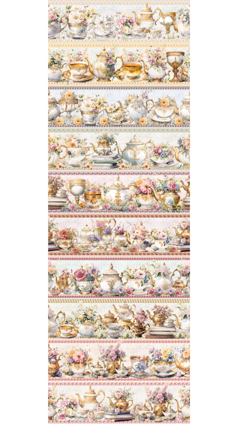 Barrado Delicadeza Real 0,55cm X 1,35 mts - Tecido Tricoline 100% Algodão - comprar online