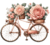 Imagem do Kit com 10 decalques diversos - Coleção ROSAS CÁLIDAS