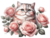 Kit com 5 decalques diversos - Coleção ROSAS CÁLIDAS - comprar online