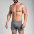 Cueca Boxer Mescla em Algodão