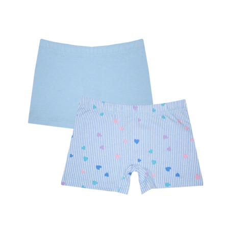 Calcinha Boxer Infantil Cotton 2 Peças