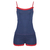 Short Doll Canelado com Detalhe em Renda