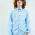 Camisa M/L lisa premium . Blanco - Negro - Rosa _ celeste - comprar online