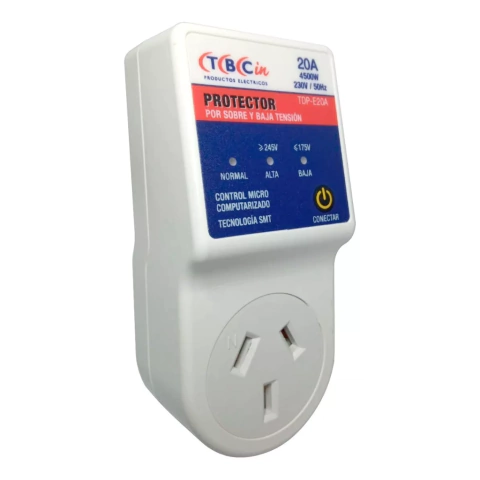 Protector De Tension Alta Y Baja 20a Tbcin