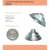 Pantalla Lámpara Galponera Aluminio 40cm - La Eléctrica - Materiales eléctricos e iluminación - Venta Online 