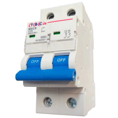 Imagen de Llave Termica Bipolar De 10a A 40a 6ka Ruptura Tbcin