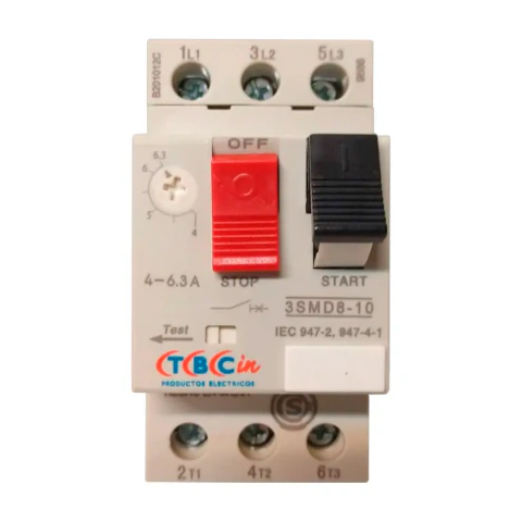 Guardamotor Trifásico 4-6.3a Tbcin