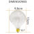 Lámpara Globo G95 100w E27 Incandescente Osram Luz Cálida - La Eléctrica - Materiales eléctricos e iluminación - Venta Online 