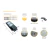 Luminaria Solar LED Alumbrado Público 40W 1040lm IP65 TBCin en internet
