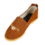 Alpargata Feminina de Couro Bordada Flor 03 - Nobuck