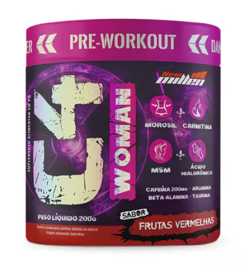PRE TREINO C4 WOMAN - 200G - NEW MILLEN