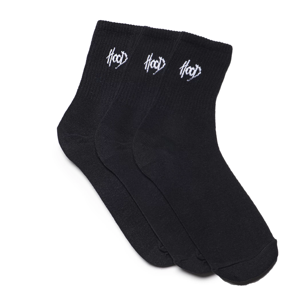 Medias Hood Style Black x3