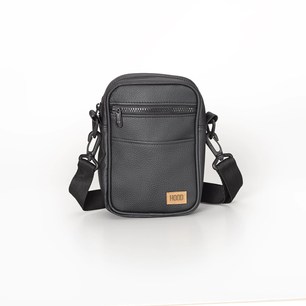 Bandolera Bless Negro Ecocuero