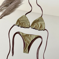 Caipi Reversible Chocolate y Pistacho ÚLTIMA TALLE 2 SIN CAMBIO NI DEVOLUCIÓN - comprar online